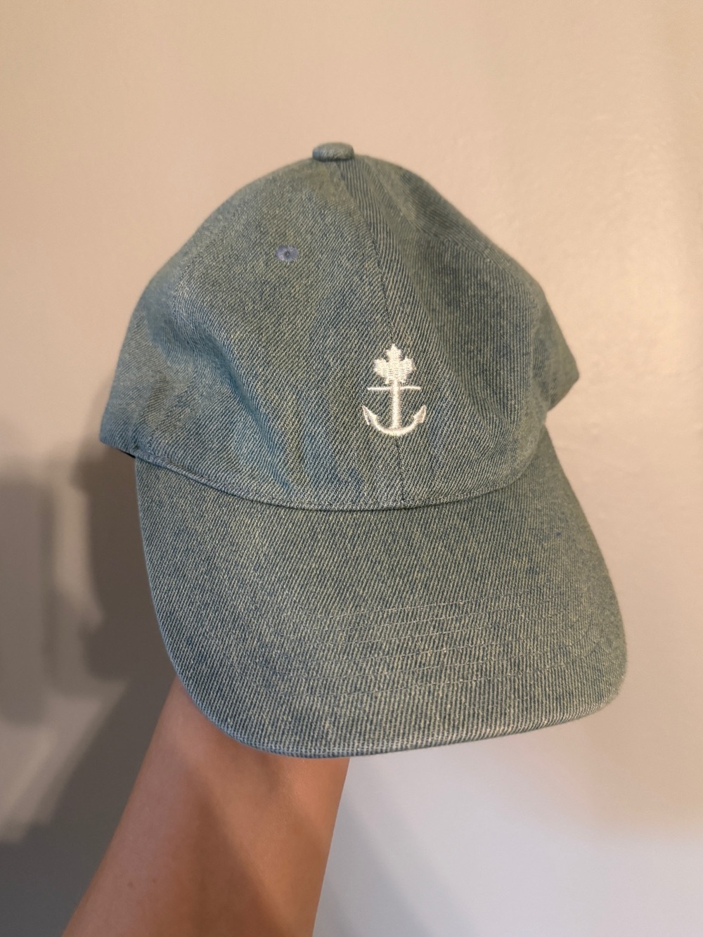 Illbury + Goose Light Wash Denim Baseball Hat